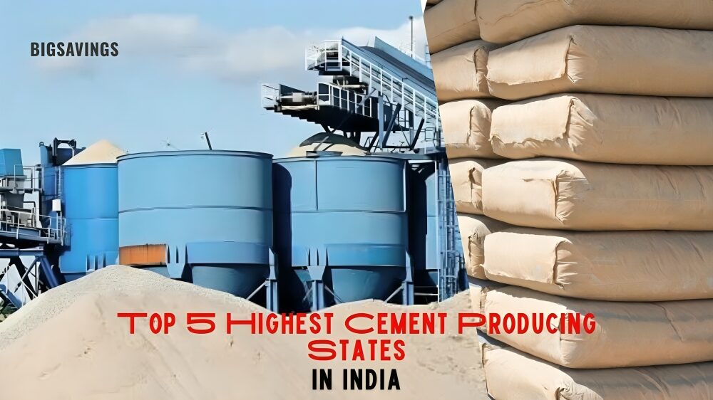 Top 5 Highest Cement Producing States in India