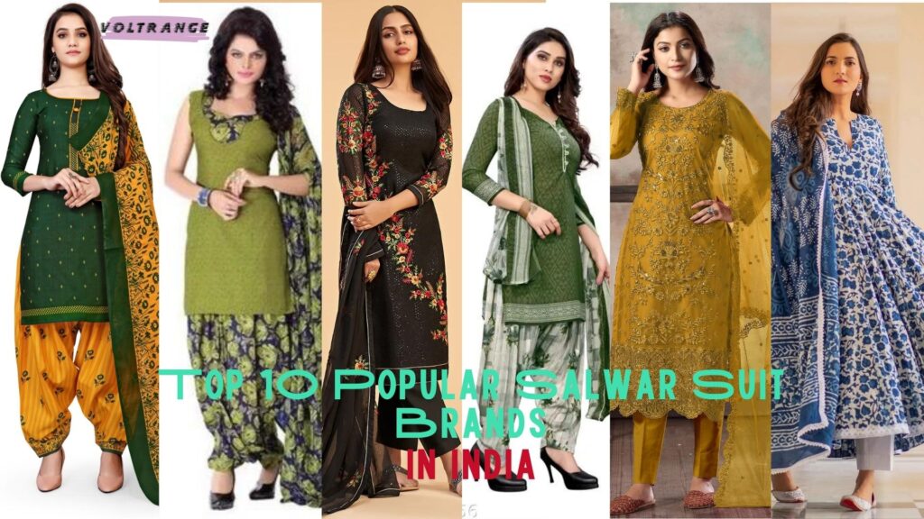 Top 10 Popular Salwar Suit Brands in India