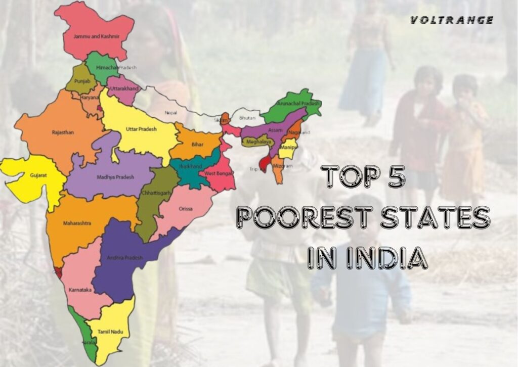 Top 5 Poorest States in India