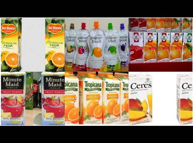 Popular Juice Brands in India