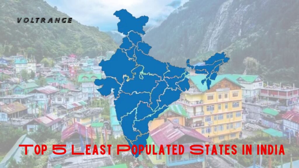 Top 5 Least Populated States in India