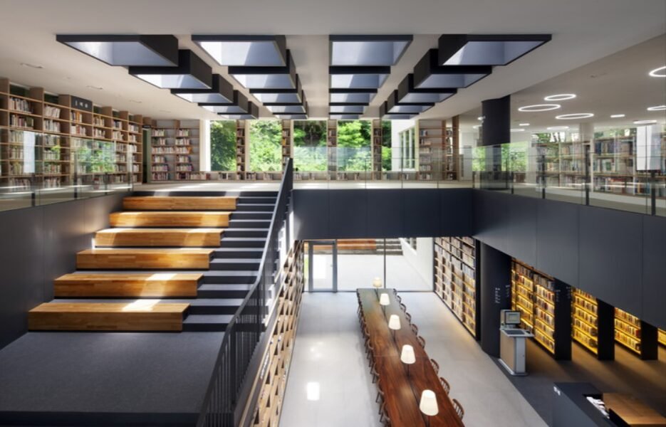 library interior design