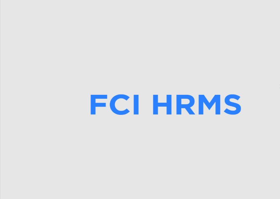 FCI HRMS